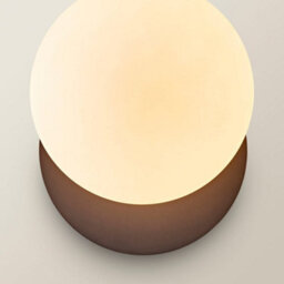 Valuelights Darla Pair Of Navy Frosted Globe Bathroom Wall Lights - thumbnail 6
