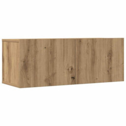 Berkfield 3 Piece Tv Cabinet Set Wall-Mounted Artisan Oak Engineered Wood - thumbnail 4