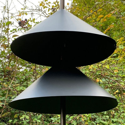 Selections Metal Wrap Around Squirrel Baffle For Bird Feeding Stations (Set Of 2) - image 1