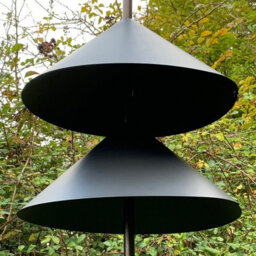 Selections Metal Wrap Around Squirrel Baffle For Bird Feeding Stations (Set Of 2) - thumbnail 1
