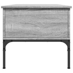 Walplus Coffee Table Grey Sonoma 100X50X45 Cm Engineered Wood And Metal - thumbnail 6
