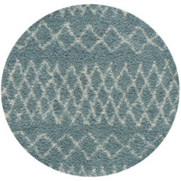 The Rugs Moroccan Shaggy Rugs And Runners Soft Fluffy Tribal Design High Pile Duck Egg Blue And Ivory Living Room Kitchen Hallway 950