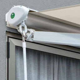 Primrose Awnings 4.5M X 3.0M Retractable Manual Half Cassette Ivory Awning Outdoor Patio Canopy - thumbnail 4