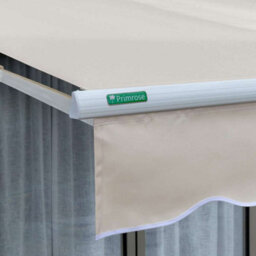 Primrose Awnings 4.5M X 3.0M Retractable Manual Half Cassette Ivory Awning Outdoor Patio Canopy - thumbnail 6
