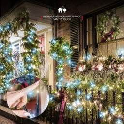 NETTA 1000 Led Cluster String Lights 12M Indoor/outdoor Christmas Lights - Warm & Cool White - thumbnail 4