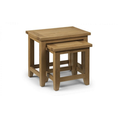 Ashfield Classic Waxed Oak Nest Of Tables