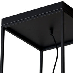 Luminosa Lighting Luminosa Desigual Large Tall Semi Flush, 1 Light E27, Matt Black - thumbnail 3
