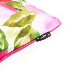 icon Indoor And Outdoor Waterproof Filled Cushion 2X Watercolour Floral & 2X Pink - thumbnail 3