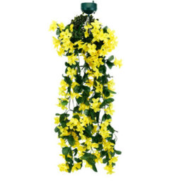 Gardenwize Solar Hanging Primrose Flower 30 Led Lights - Yellow - thumbnail 3
