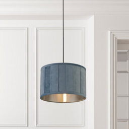 Lighting Collection Suez Pastel Turquoise Tapered Shade - thumbnail 5
