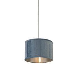 Lighting Collection Suez Pastel Turquoise Tapered Shade
