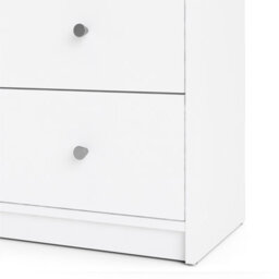 Furniture To Go May Chest Of 6 Drawers (3+3) In White (W) 143.1 X (H) 68.3 X (D) 31.7Cm - thumbnail 9