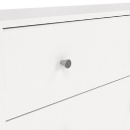 Furniture To Go May Chest Of 6 Drawers (3+3) In White (W) 143.1 X (H) 68.3 X (D) 31.7Cm - thumbnail 8