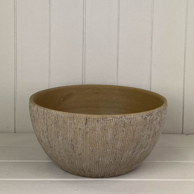 Satchville Pebble Stone Bowl/planter - image 1