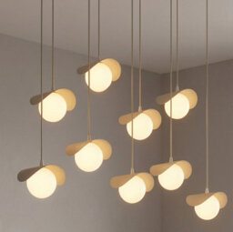 Emibig Lighting Emibig Ritual Pendant Lamp 9 X G9 Beige - thumbnail 3