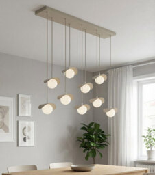 Emibig Lighting Emibig Ritual Pendant Lamp 9 X G9 Beige - thumbnail 2
