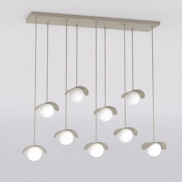 Emibig Lighting Emibig Ritual Pendant Lamp 9 X G9 Beige - thumbnail 1