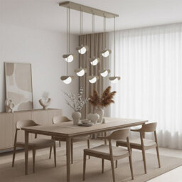 Emibig Lighting Emibig Ritual Pendant Lamp 9 X G9 Beige - thumbnail 6