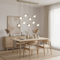 Emibig Lighting Emibig Ritual Pendant Lamp 9 X G9 Beige - thumbnail 4