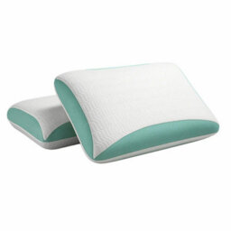 Xample Rem-Fit Cool Gel Memory Foam Pillow Good Housekeeping, Cooling Support For Spinal Alignment, Washable Cover - thumbnail 7