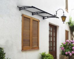 Canopia By Palram Aquila 2050 Grey Door Canopy, (H)17.5Cm (W)205.5Cm (D)91.5Cm - thumbnail 2