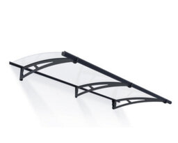 Canopia By Palram Aquila 2050 Grey Door Canopy, (H)17.5Cm (W)205.5Cm (D)91.5Cm - thumbnail 1