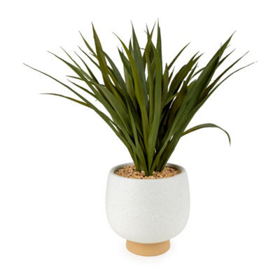Candlelight 57Cm Yukka Artificial Plant In Cream Ceramic Pot - image 1