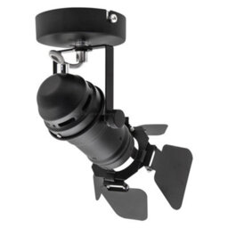 Long Life Lamps Company 4W Black Industrial Flush Mount Single Adjustable Ceiling Or Wall Spotlight M0098 - thumbnail 4