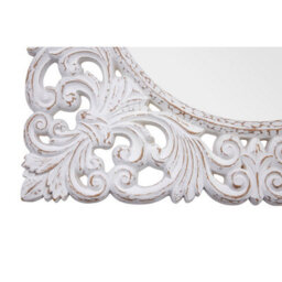 Orsina Helga Antique White Wall Mirror - thumbnail 3