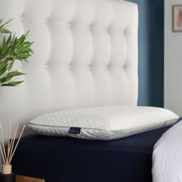 Snuggledown Bamboo Memory Foam Pillow 1 Pack Medium Support Orthopaedic Pillow Machine Washable Zipped Cover 74X48Cm - thumbnail 3