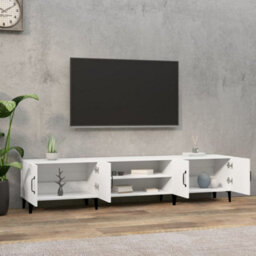 Berkfield Tv Cabinet White 180X31.5X40 Cm Engineered Wood - thumbnail 3