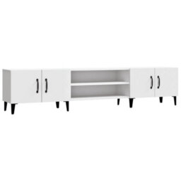 Berkfield Tv Cabinet White 180X31.5X40 Cm Engineered Wood - thumbnail 2