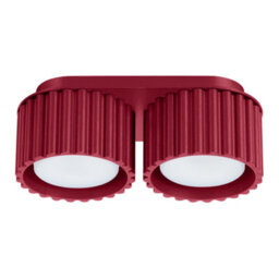 Luminosa Lighting Luminosa Aura Surface Mounted Downlight Burgundy 2X Gx53 - thumbnail 1