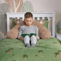 OHS Bear Teddy Fleece Reading Cuddle Cushion Soft Plush Gaming Reading Bed Support - thumbnail 2