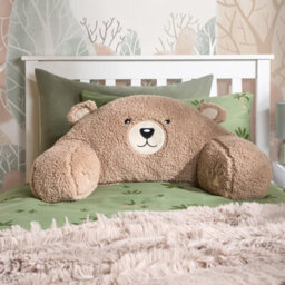 OHS Bear Teddy Fleece Reading Cuddle Cushion Soft Plush Gaming Reading Bed Support - thumbnail 5