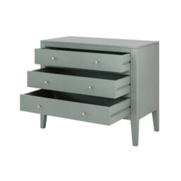 Wyld Haus Cordoba Pigeon Grey Wood Grain 3-Drawer Chest, Compact, 750H X 450W X 900D mm - thumbnail 4