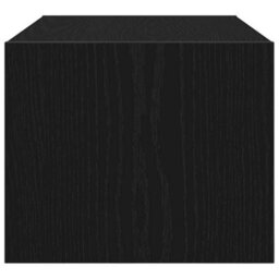 Berkfield Tv Cabinet Black Oak 60X31X25.5 Cm Engineered Wood - thumbnail 7