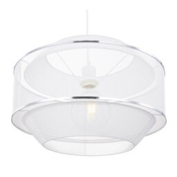 Luminosa Lighting Luminosa Vigatto Cylindrical Pendant Ceiling Light White 1X E27 - thumbnail 3