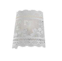 Luminosa Lighting Luminosa Cluny Flush Wall Light White 20X20X10Cm