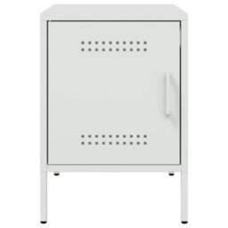 Berkfield Bedside Cabinets 2 Pcs White 36X39X50.5 Cm Steel - thumbnail 6