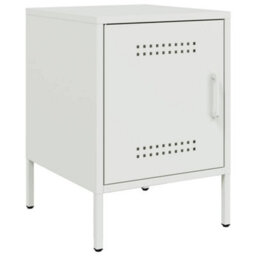 Berkfield Bedside Cabinets 2 Pcs White 36X39X50.5 Cm Steel - thumbnail 5