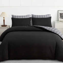 Pamposh Grace Super King Duvet Set Premium Microfiber Reversible Superking Duvets Sets 3 Pcs Ultrasoft Hypoallergenic With Zipper Closure - thumbnail 6