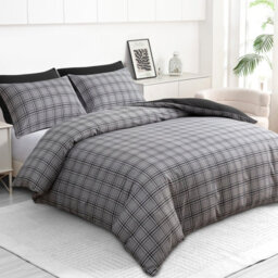 Pamposh Grace Super King Duvet Set Premium Microfiber Reversible Superking Duvets Sets 3 Pcs Ultrasoft Hypoallergenic With Zipper Closure - thumbnail 1