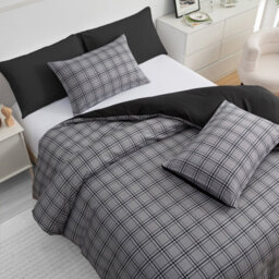 Pamposh Grace Super King Duvet Set Premium Microfiber Reversible Superking Duvets Sets 3 Pcs Ultrasoft Hypoallergenic With Zipper Closure - thumbnail 3