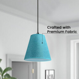Fabric Lampshade With Premium Quality Free A60 Led Bulb Light Blue Light Shade For Floor Lamps - thumbnail 7