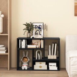 Costway 2-Piece Console Tv Stand Free-Combination Tv Media Table W/ Storage Shelf - thumbnail 4