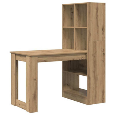 Berkfield Modern With Shelf Artisan Oak 122 X 67 X 145 Cm Engineered Wood