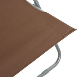 Berkfield Folding Beach Chairs 2 Pcs Steel And Oxford Fabric Brown - thumbnail 8