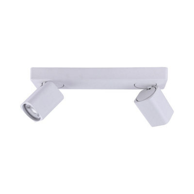 Luminosa Lighting Luminosa Senova Modern 2 Light Twin Ceiling Spotlight, Gu10 - image 1