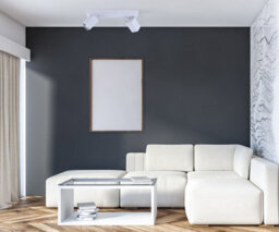 Luminosa Lighting Luminosa Senova Modern 2 Light Twin Ceiling Spotlight, Gu10 - thumbnail 2